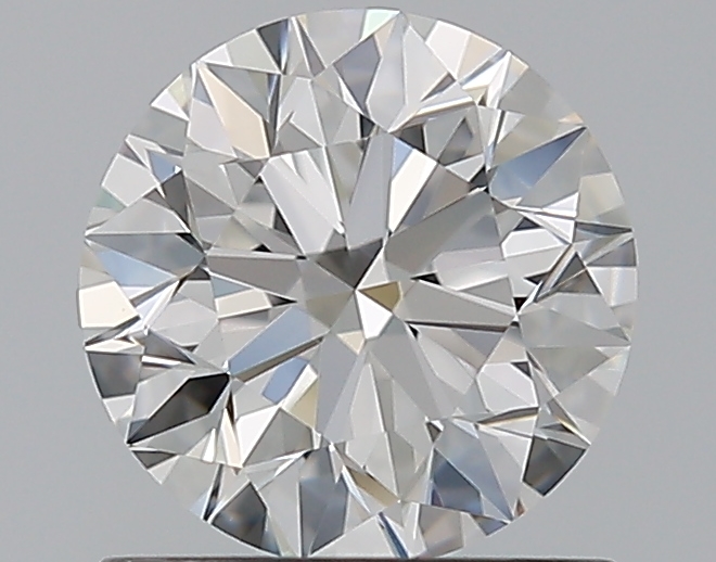 1 CaratF-VVS2 EX Cut Round Diamond