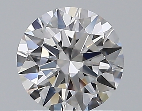 0.52 CaratE-VVS1 EX Cut Round Diamond
