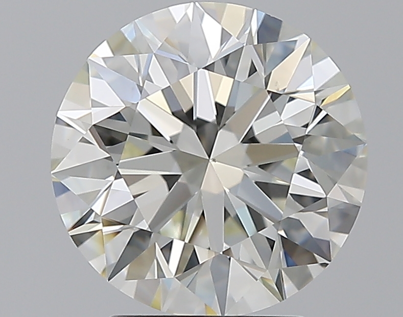 3.2 CaratJ-VS1 EX Cut Round Diamond