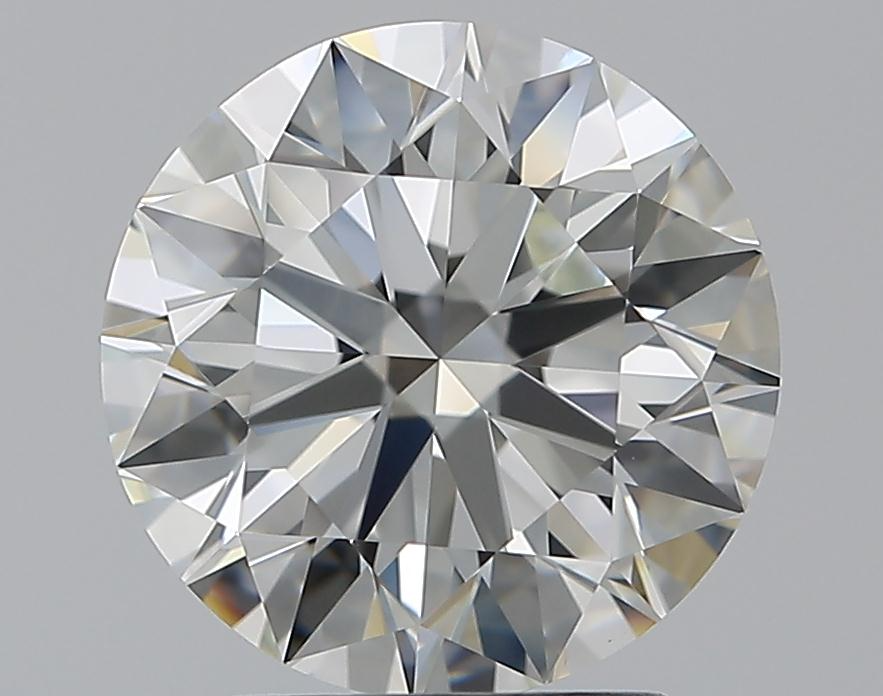 2.6 CaratJ-VVS2 EX Cut Round Diamond