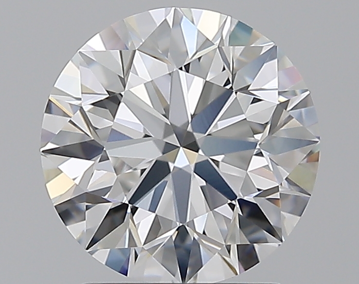 2.01 CaratD-VVS1 EX Cut Round Diamond