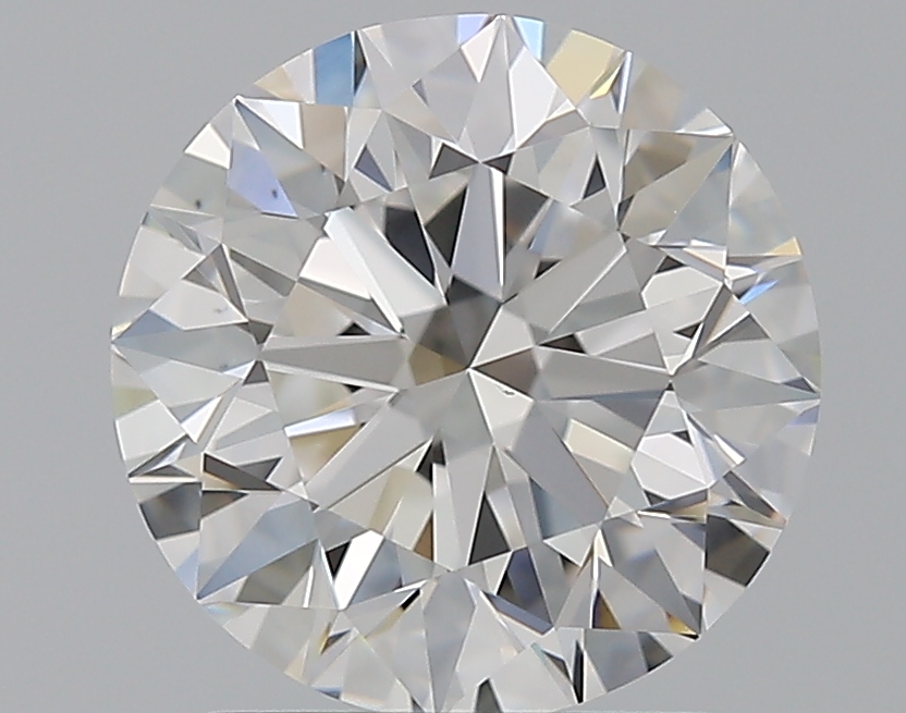 2.01 CaratE-VS2 EX Cut Round Diamond