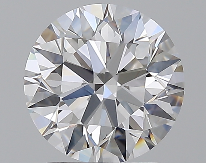 2.06 CaratD-VS1 EX Cut Round Diamond