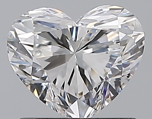 1 CaratE-VS2 - Cut Heart Diamond
