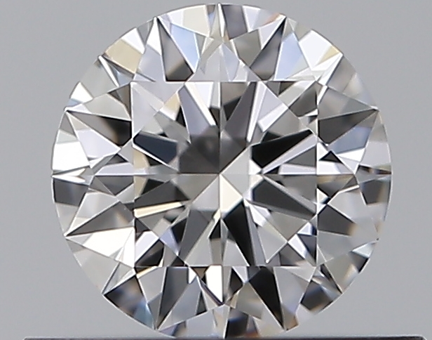 0.44 CaratF-VVS2 EX Cut Round Diamond