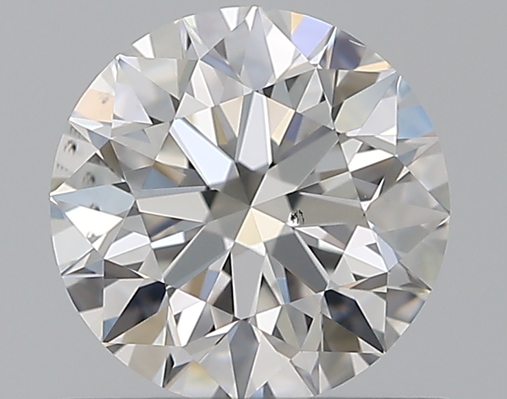 0.72 CaratF-VS2 EX Cut Round Diamond