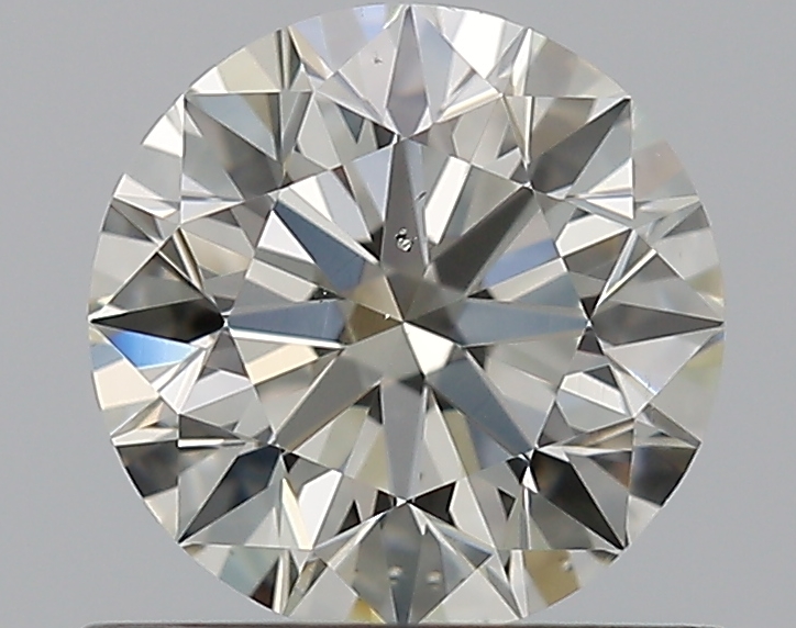 0.75 CaratK-SI1 EX Cut Round Diamond