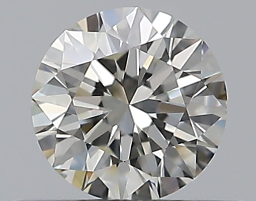 0.33 CaratJ-VVS1 EX Cut Round Diamond