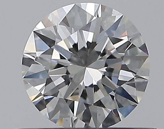 0.5 CaratG-VS2 EX Cut Round Diamond