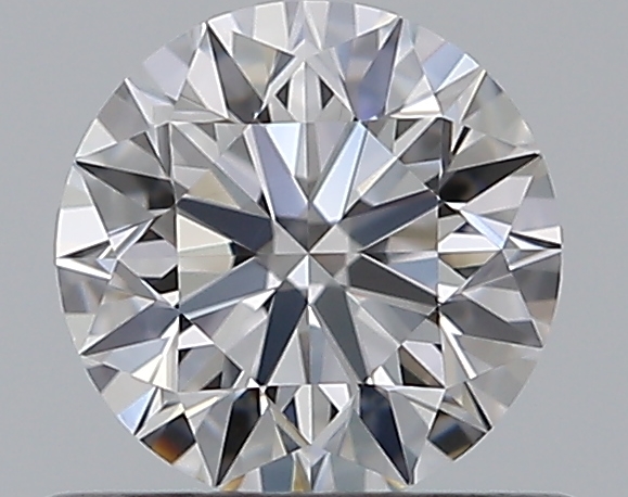 0.56 CaratD-VVS1 EX Cut Round Diamond
