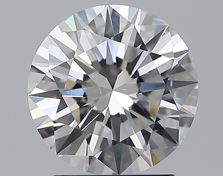 2 CaratF-SI1 EX Cut Round Diamond