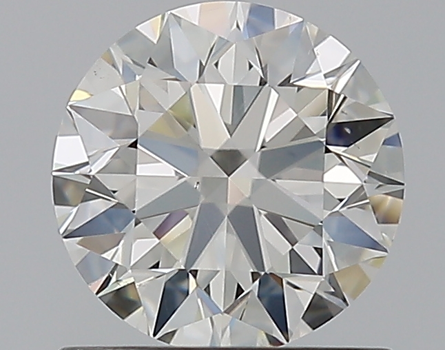 0.93 CaratJ-SI1 EX Cut Round Diamond