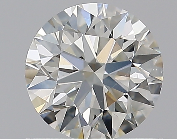0.72 CaratJ-SI1 EX Cut Round Diamond