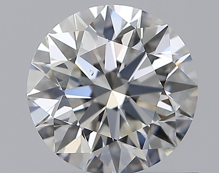 0.76 CaratI-VS2 EX Cut Round Diamond