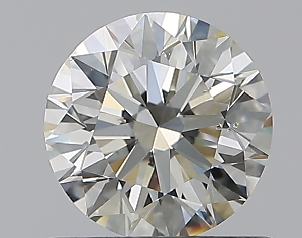 0.76 CaratL-SI1 EX Cut Round Diamond
