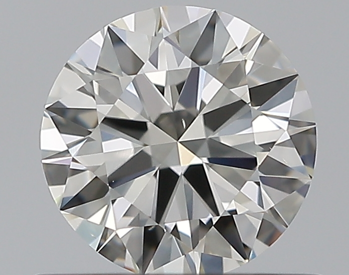 0.59 CaratJ-VS2 EX Cut Round Diamond