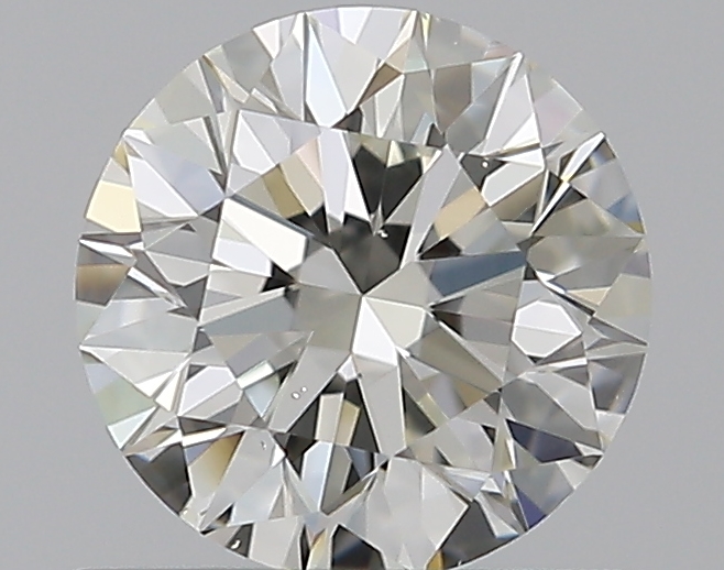 0.71 CaratJ-VS2 EX Cut Round Diamond