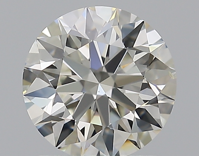 0.9 CaratJ-VS2 EX Cut Round Diamond
