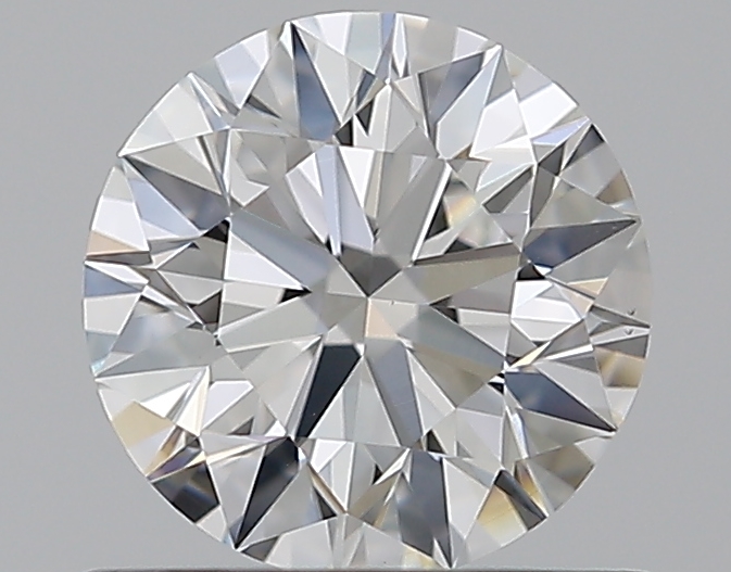 0.72 CaratE-VS2 EX Cut Round Diamond