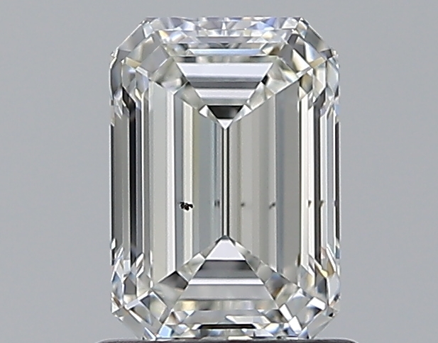 1 CaratH-SI1 - Cut Emerald Diamond