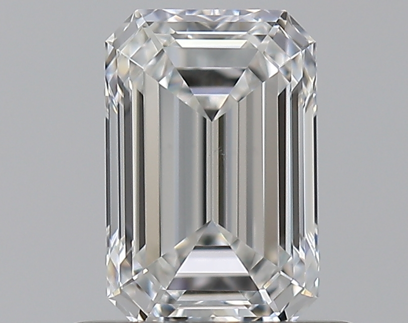 0.65 CaratF-VS2 - Cut Emerald Diamond