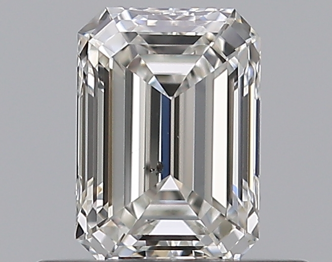 0.51 CaratH-SI2 - Cut Emerald Diamond