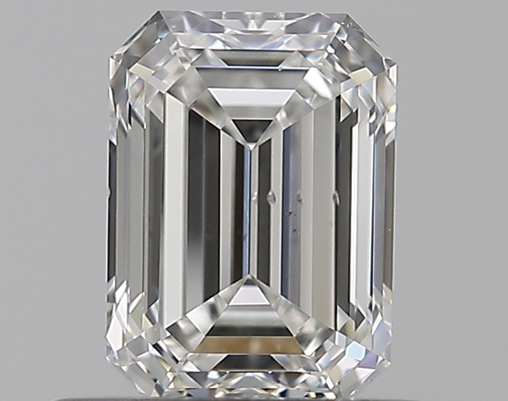 0.65 CaratF-SI1 - Cut Emerald Diamond