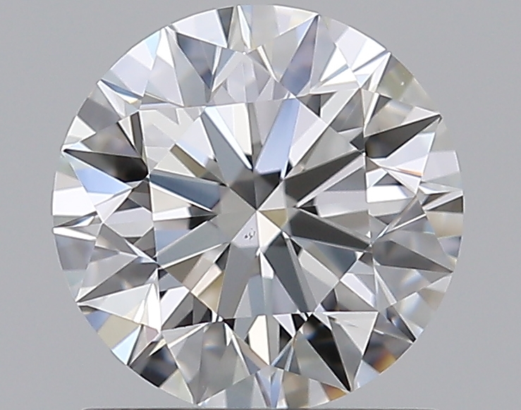 0.93 CaratF-VS1 EX Cut Round Diamond