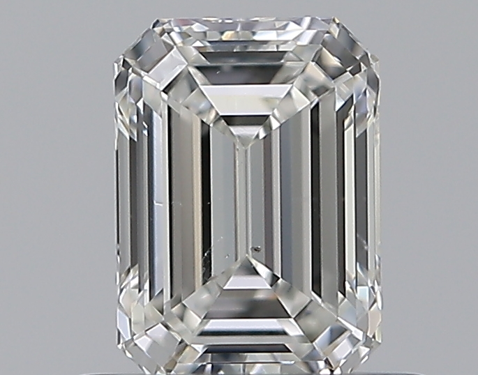 0.56 CaratH-SI1 - Cut Emerald Diamond