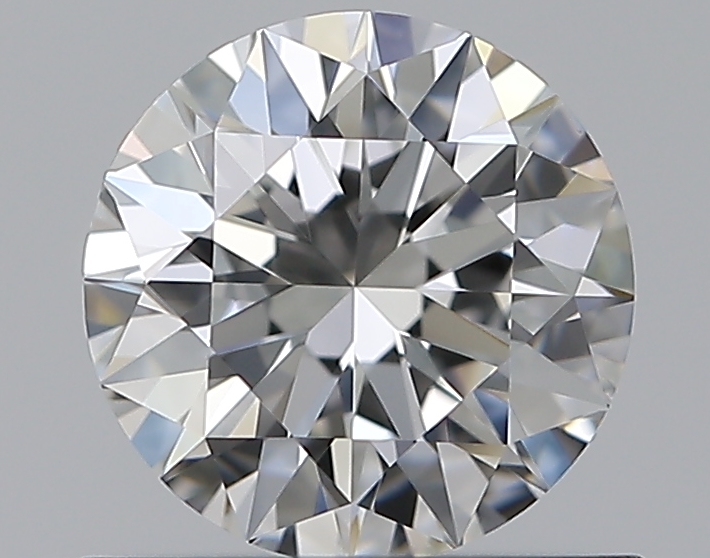 0.7 CaratE-VS1 EX Cut Round Diamond