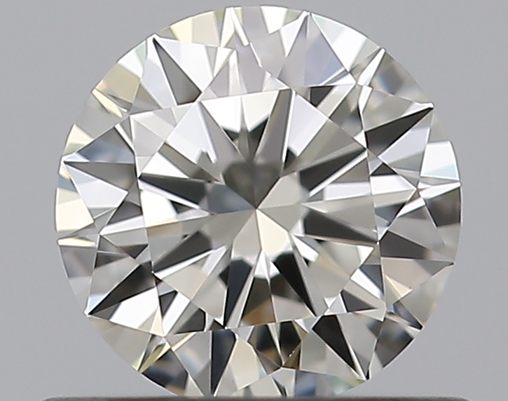 0.5 CaratJ-VVS2 EX Cut Round Diamond