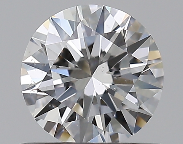 0.46 CaratF-SI2 EX Cut Round Diamond