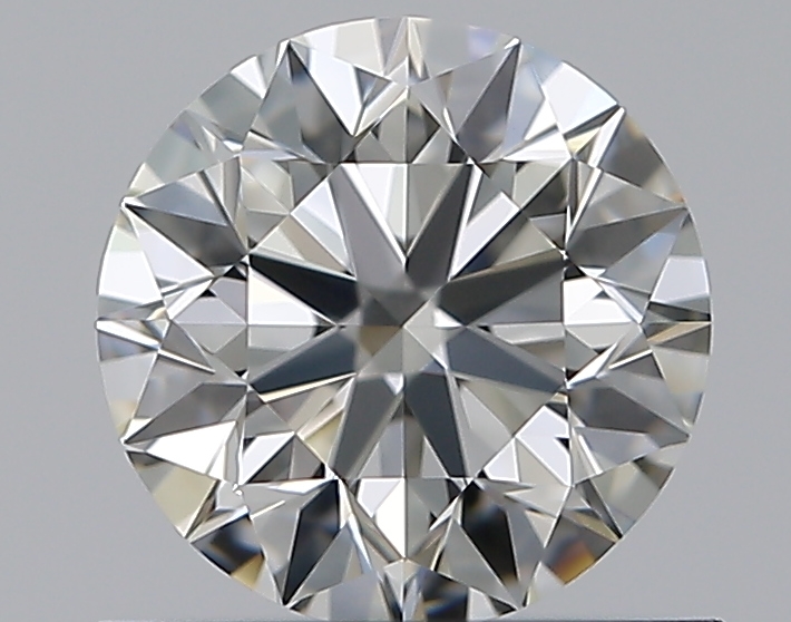 0.71 CaratJ-VVS2 EX Cut Round Diamond