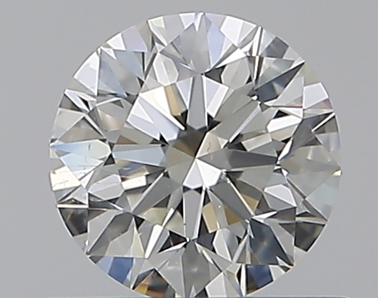 0.5 CaratJ-SI1 EX Cut Round Diamond