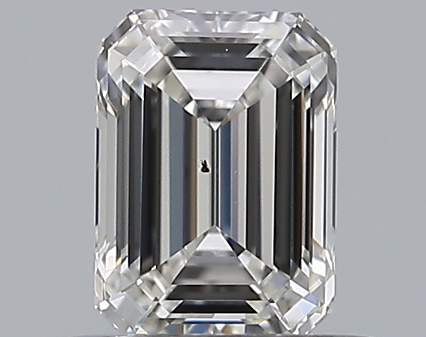 0.52 CaratH-SI1 - Cut Emerald Diamond