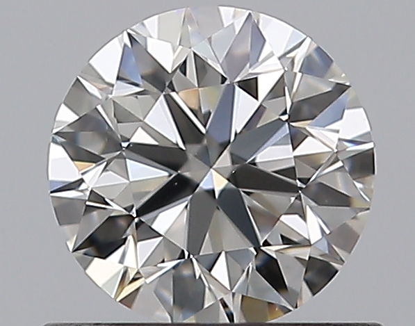 0.66 CaratI-VS2 EX Cut Round Diamond