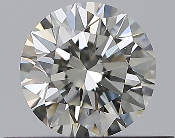 0.38 CaratJ-VVS1 EX Cut Round Diamond