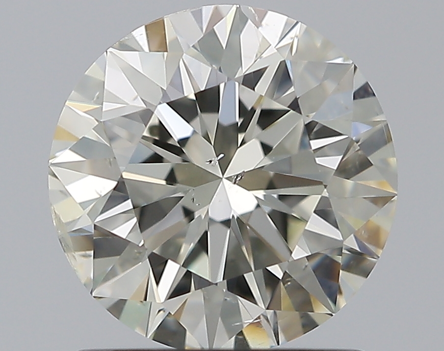 1.29 CaratL-SI2 EX Cut Round Diamond