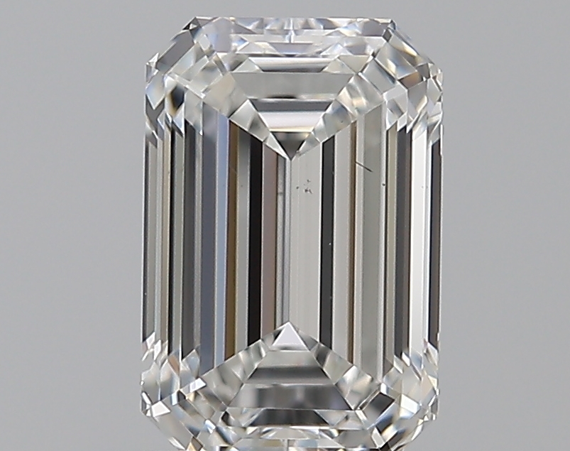 0.76 CaratF-VS2 - Cut Emerald Diamond