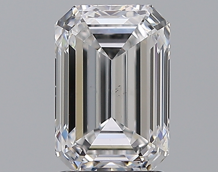 2 CaratD-SI1 - Cut Emerald Diamond