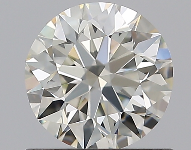 0.76 CaratK-VVS1 EX Cut Round Diamond
