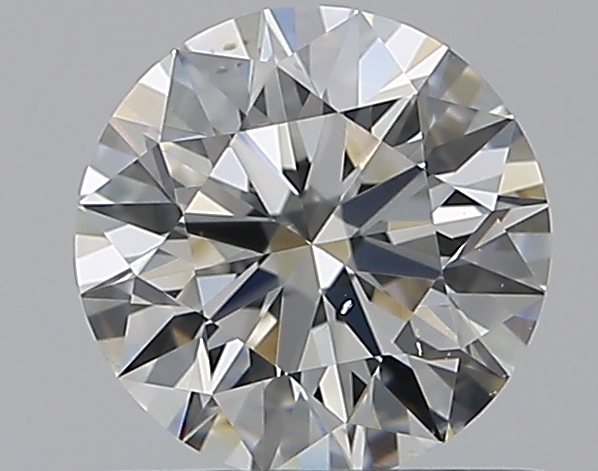 0.73 CaratJ-SI1 EX Cut Round Diamond