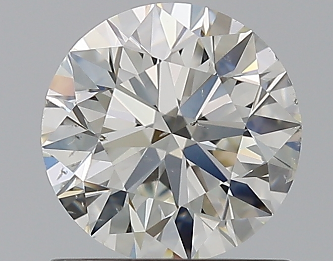 1 CaratJ-SI2 EX Cut Round Diamond