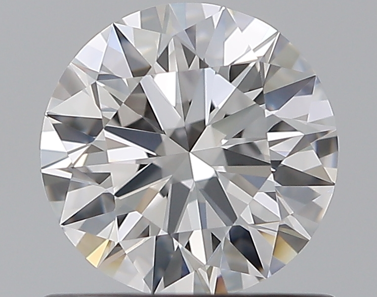 0.76 CaratD-VVS1 EX Cut Round Diamond