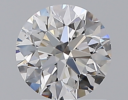 0.76 CaratF-VS2 EX Cut Round Diamond
