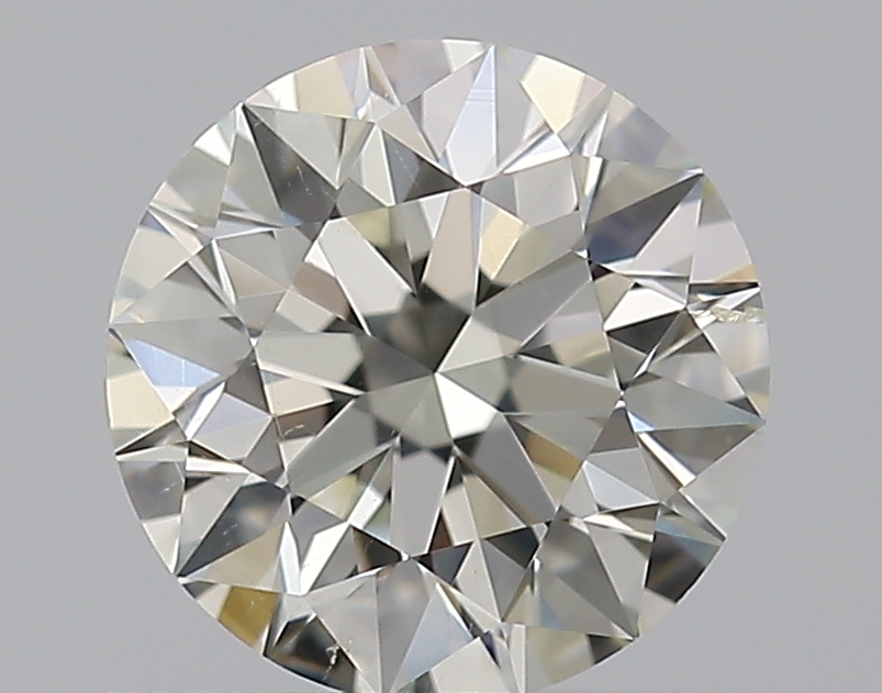 0.78 CaratK-SI2 EX Cut Round Diamond