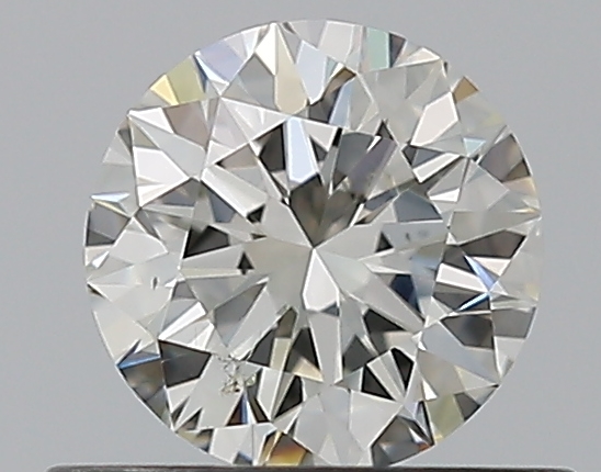 0.5 CaratJ-SI1 EX Cut Round Diamond
