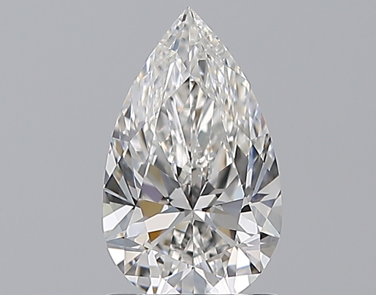 1 CaratF-VVS1 - Cut Pear Diamond