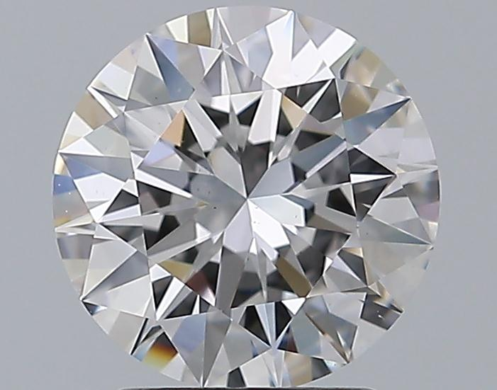2.01 CaratD-VS2 EX Cut Round Diamond