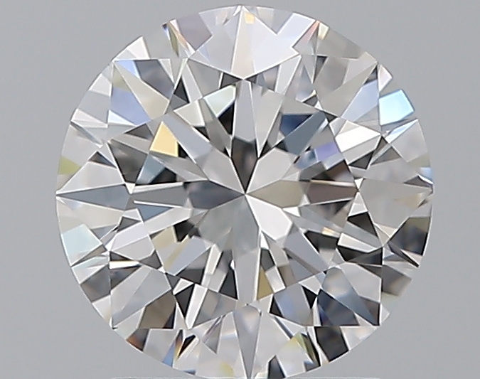 2 CaratE-VVS2 EX Cut Round Diamond